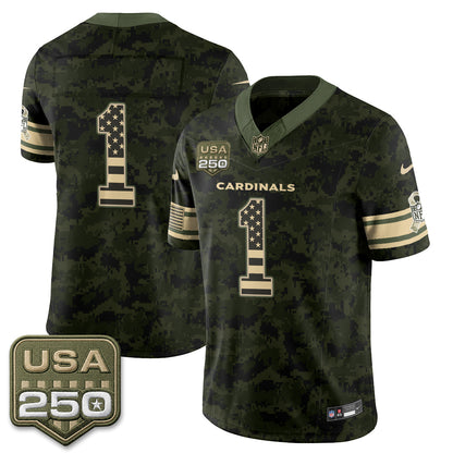 ARI 2026 Salute to Service Vapor Jersey - Stitched