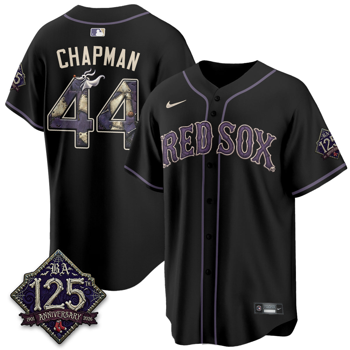 BOS Nightmare Vapor Limited Jersey - Stitched