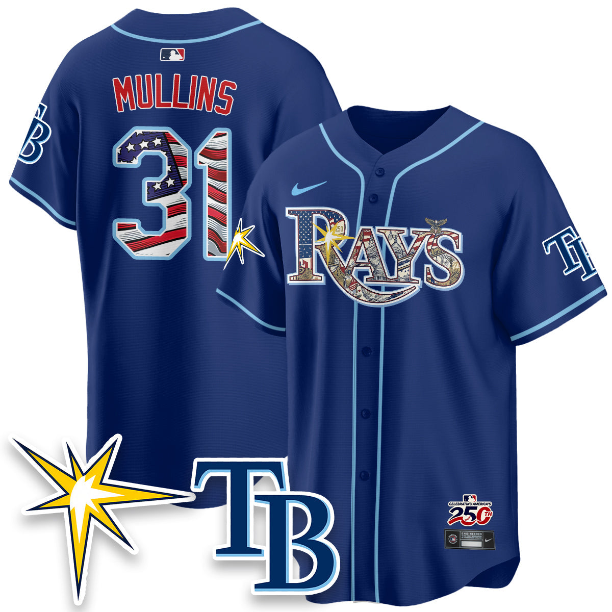 TB Independence Day USA 2026 Vapor Limited Jersey - Stitched
