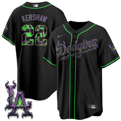 LAD Villains Halloween - Horned Queen Vapor Jersey- Stitched