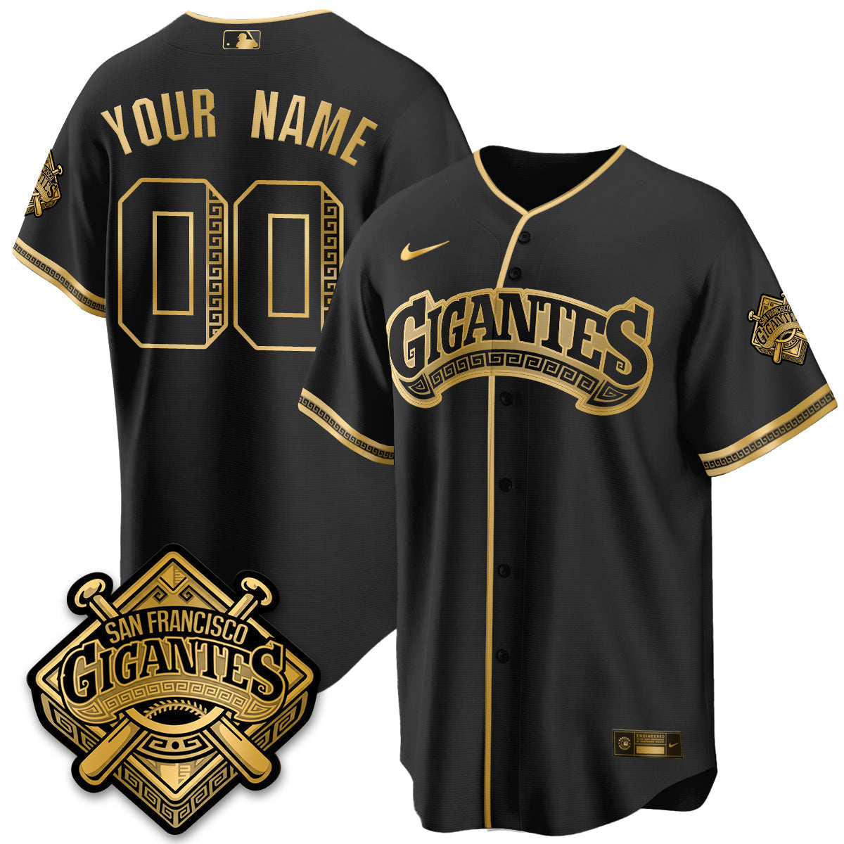 SF GIGANTES Vapor Limited Custom Jersey - Stitched