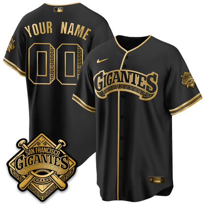 SF GIGANTES Vapor Limited Custom Jersey - Stitched