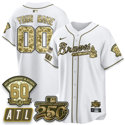 ATL Salute to Service 2026 Vapor Limited Custom Jersey - Stitched