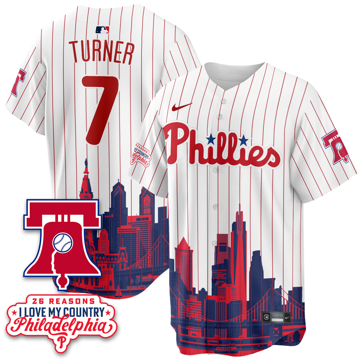 PHI "26 Reasons I Love My Country" Edition Vapor Jersey - Stitched