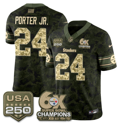 PIT 2026 Salute to Service Edition Vapor Jersey V2- Stitched