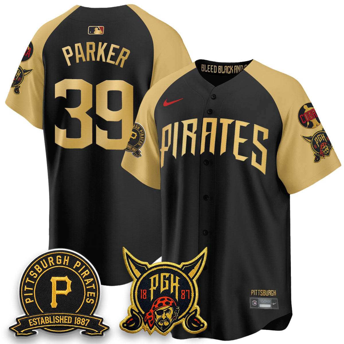 PIT Vapor Limited Jersey - Cobra & Est 1887 Patch - Stitched