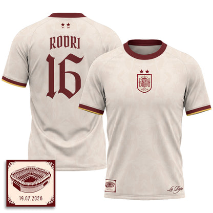 Spain 2026 Soccer Champions Vapor Jersey - Printed