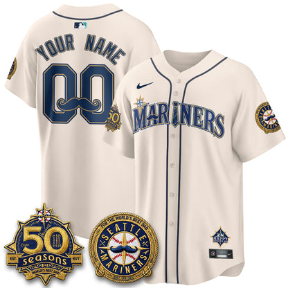 SEA Happy Father's Day Vapor Custom Jersey - Stitched