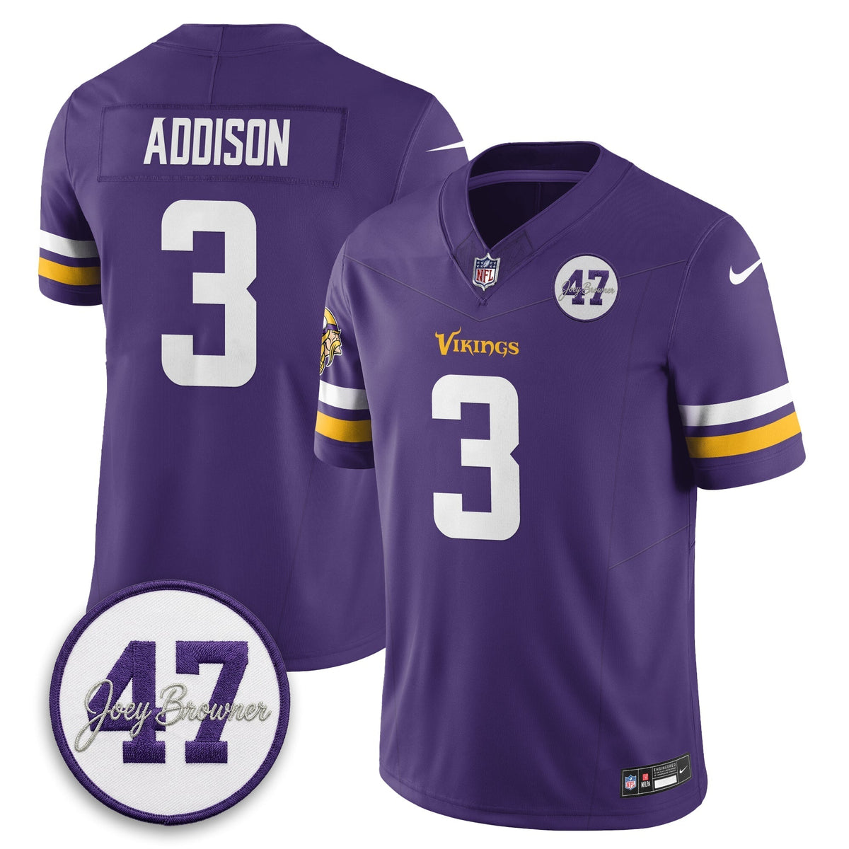 MIN Joey Browner Thank You For Memories - 1960 – 2026 Football Vapor Limited Jersey - Stitched