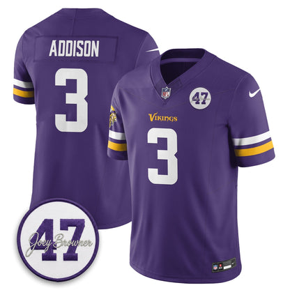 MIN Joey Browner Thank You For Memories - 1960 – 2026 Football Vapor Limited Jersey - Stitched