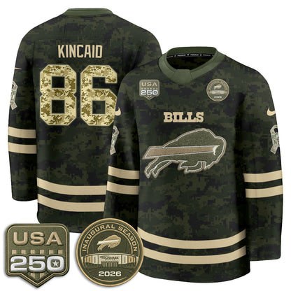 BUF 2026 Salute To Service Edition Hockey Jersey - Printed