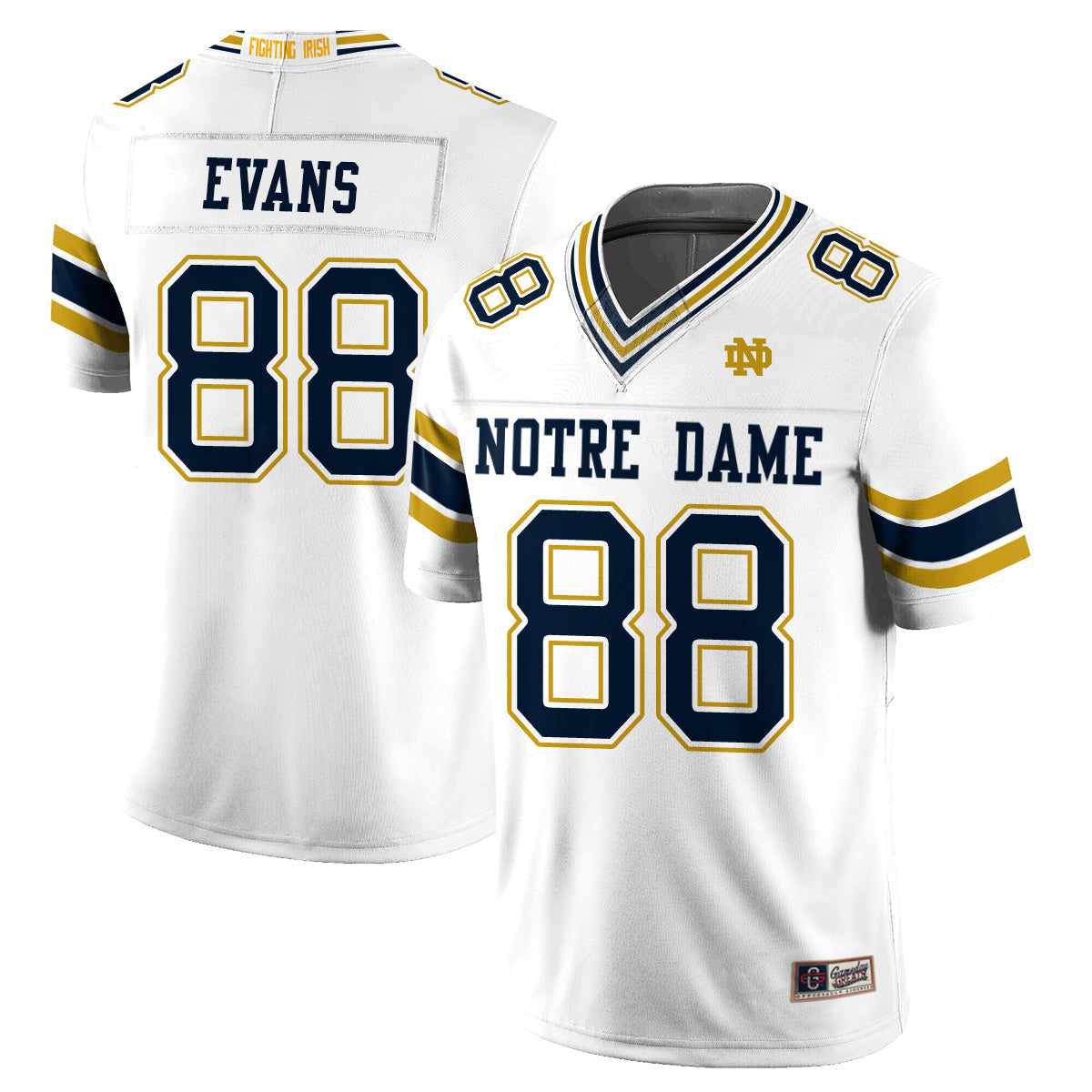 ND 2026 Shamrock Series Football Vapor Jersey - Stitched
