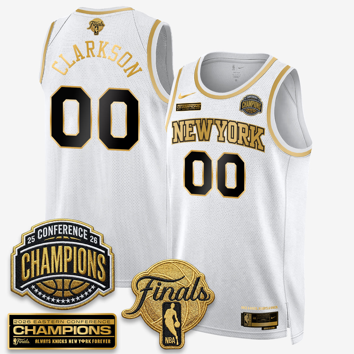 NYK 2026 NBA Eastern Conference Champions Vapor Special Edition Jersey - Stitched