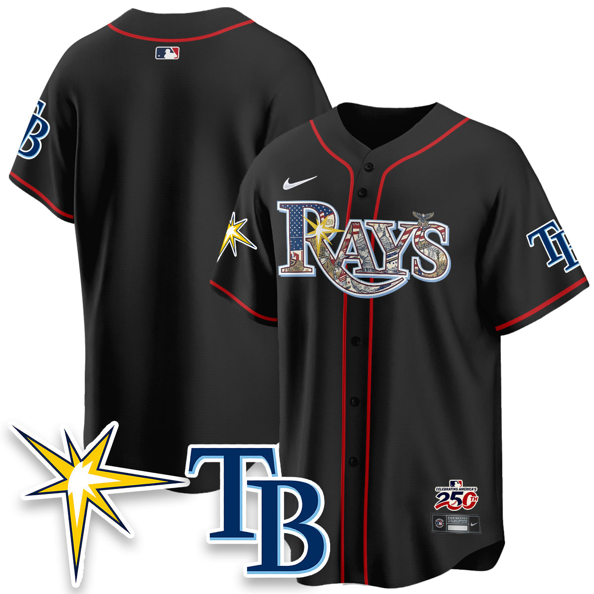 TB Independence Day USA 2026 Vapor Limited Jersey - Stitched