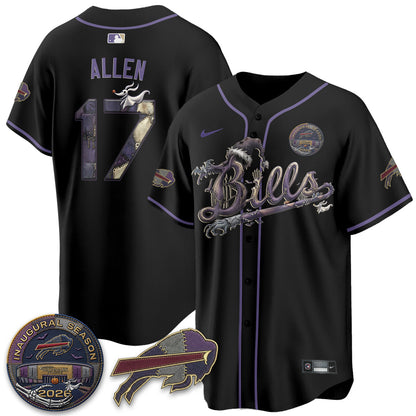 BUF 2026 Nightmare Edition Vapor Baseball Jersey - Stitched