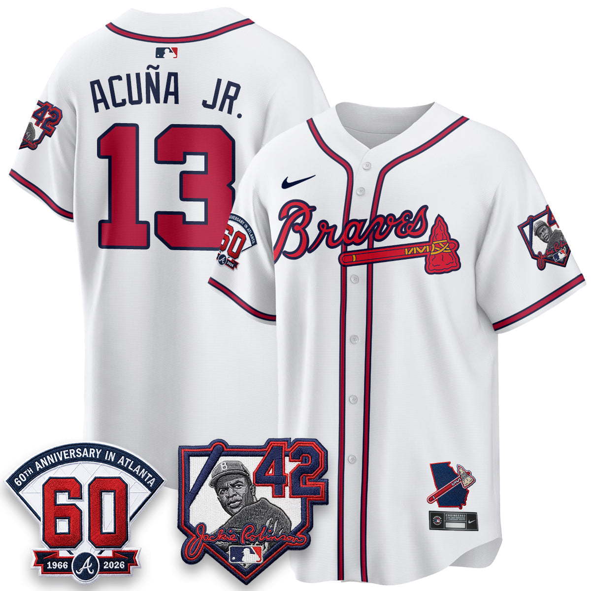 ATL 2026 Jackie Robinson Day Vapor Limited Jersey - Stitched