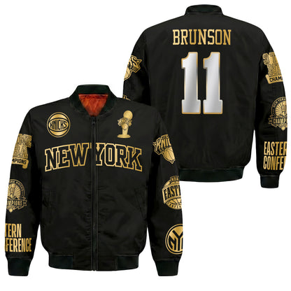 NYK 2026 NBA Finals Champions Limited Edition Bomber Jacket - Printed