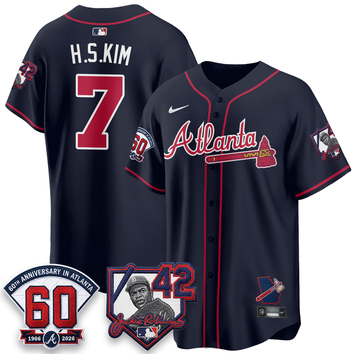ATL 2026 Jackie Robinson Day Vapor Limited Jersey - Stitched