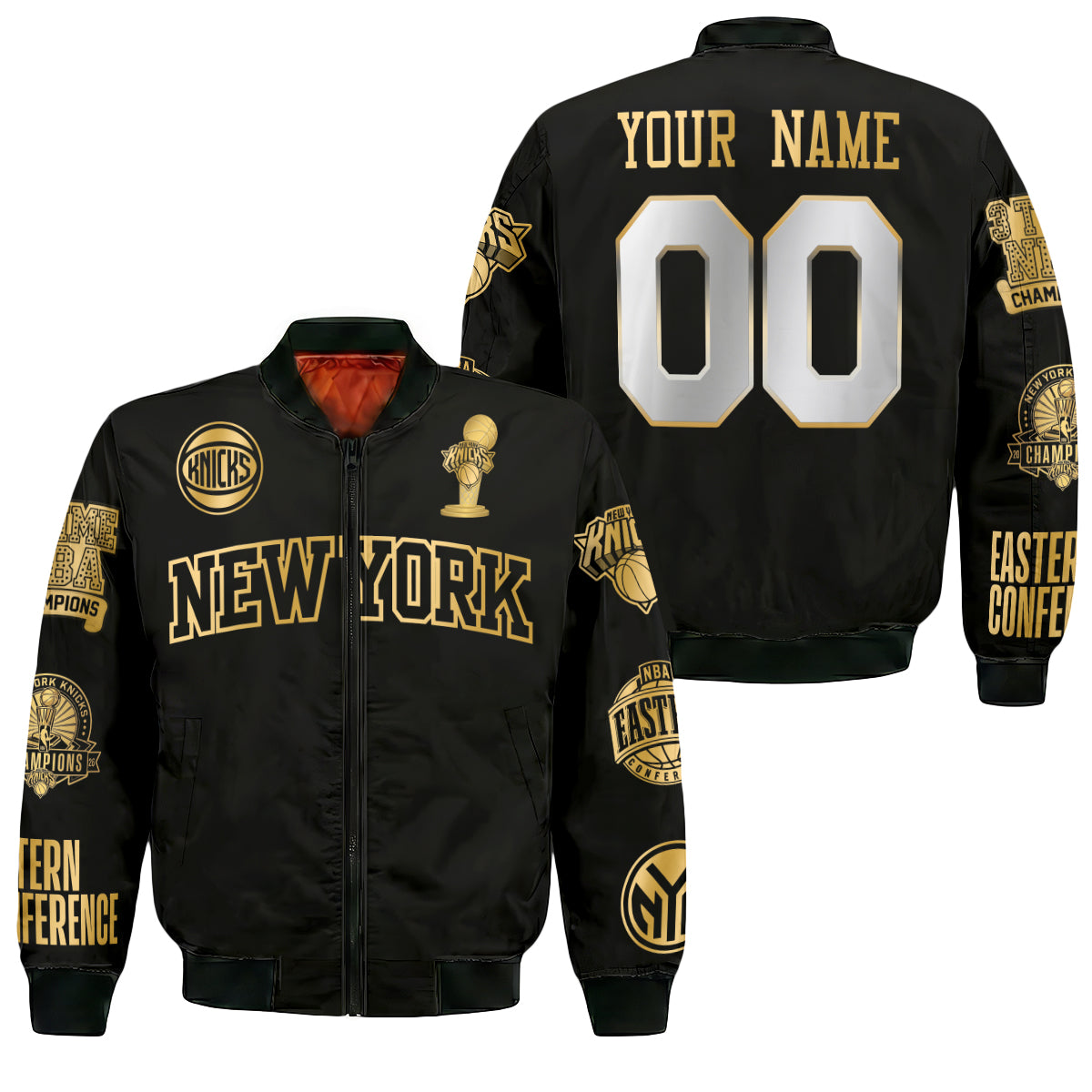 NYK 2026 NBA Finals Champions Limited Edition Custom Bomber Jacket - Printed