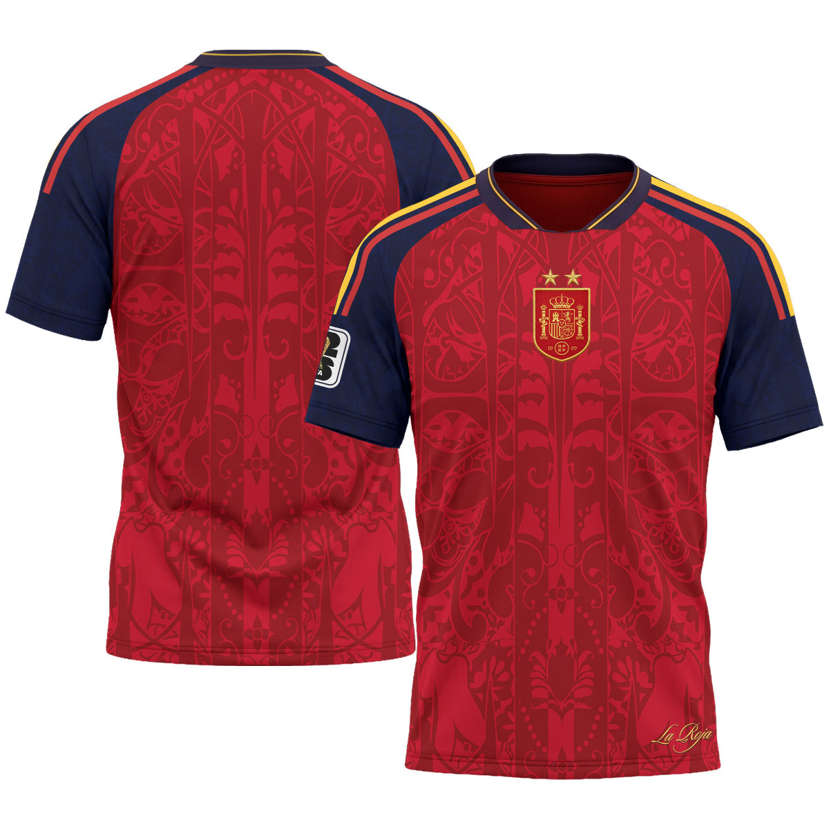 Spain 2026 Soccer Champions Vapor Jersey V2- Printed