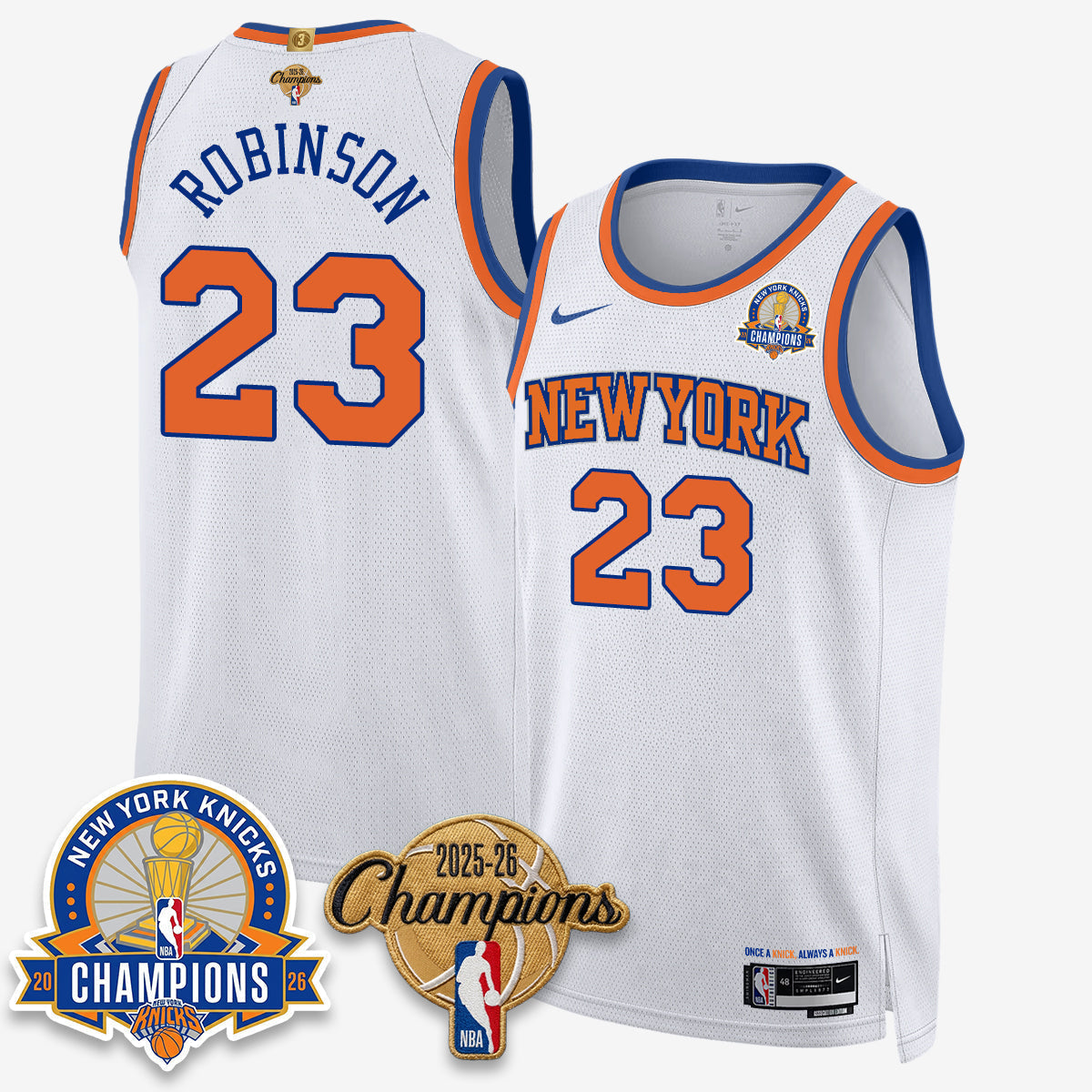 NYK 2026 Basketball Champions Special Edition Vapor Jersey V2- Stitched