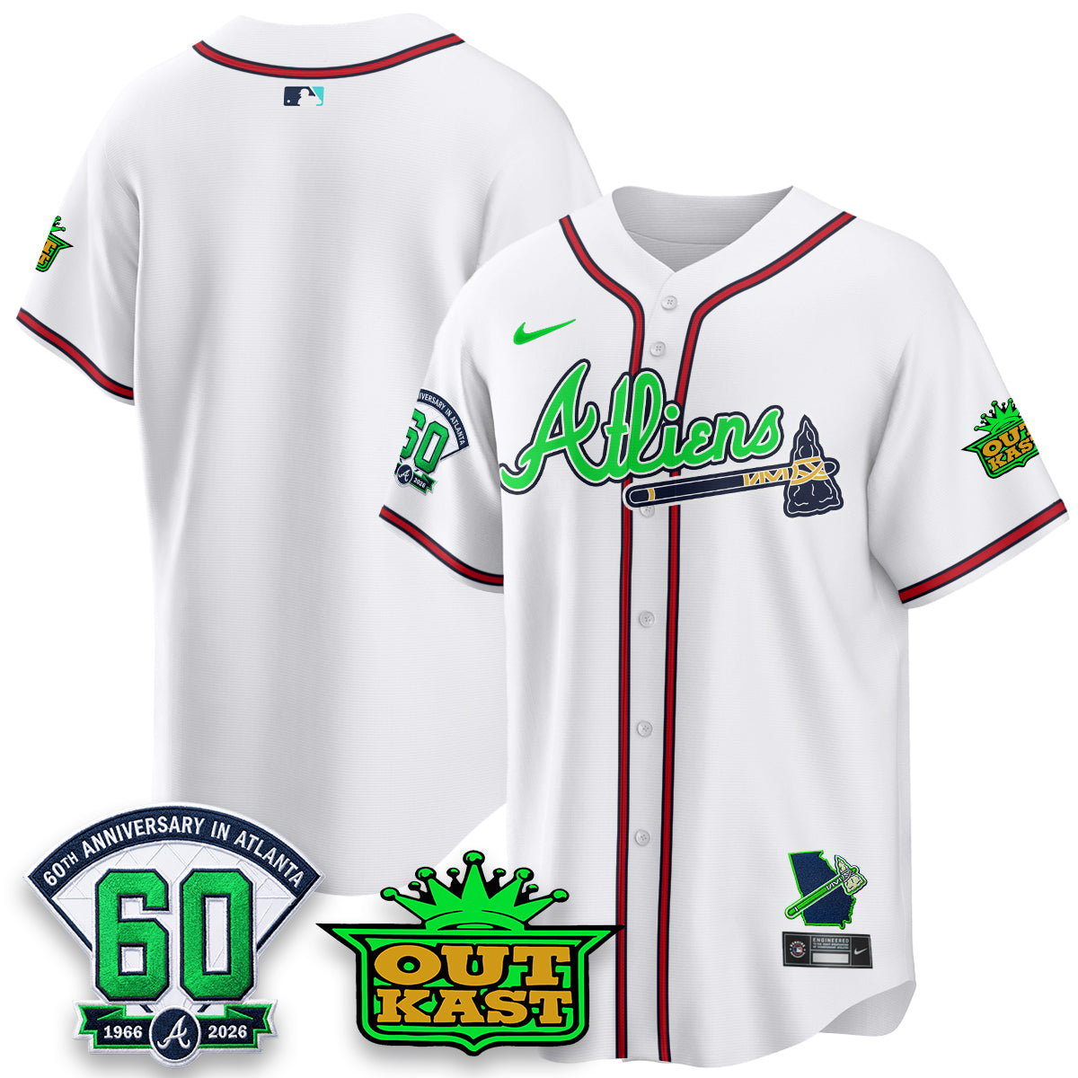 ATL x Atliens Cool Base Galaxy Version Jersey - Stitched-NQD