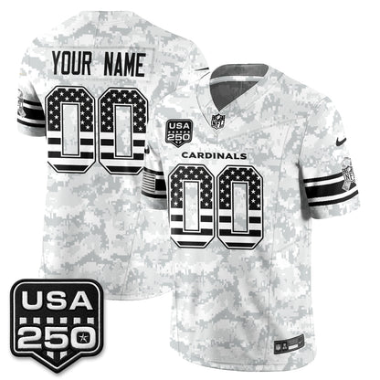 ARI 2026 Salute to Service Vapor Custom Jersey - Stitched