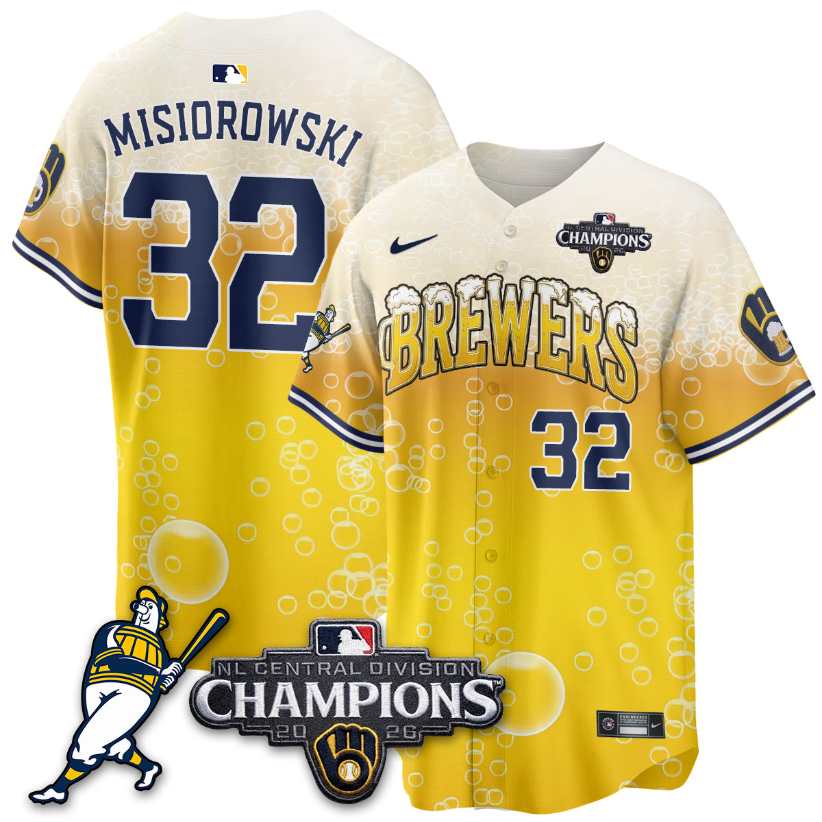 MIL 2026 NL Division Champs Vapor Jersey V2- Stitched
