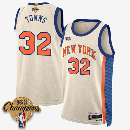 NYK 2026 Basketball Champions Vapor Jersey V2- Stitched