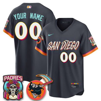 SD x Grim Reaper Vapor Custom Jersey - Stitched