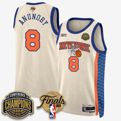 NYK 2026 NBA Eastern Conference Champions x Looney Tunes Vapor Jersey V2- Stitched