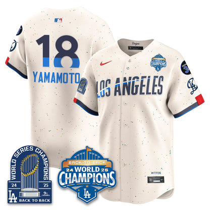 LAD Alternate Vapor Limited Jersey - 9x Champs - Stitched