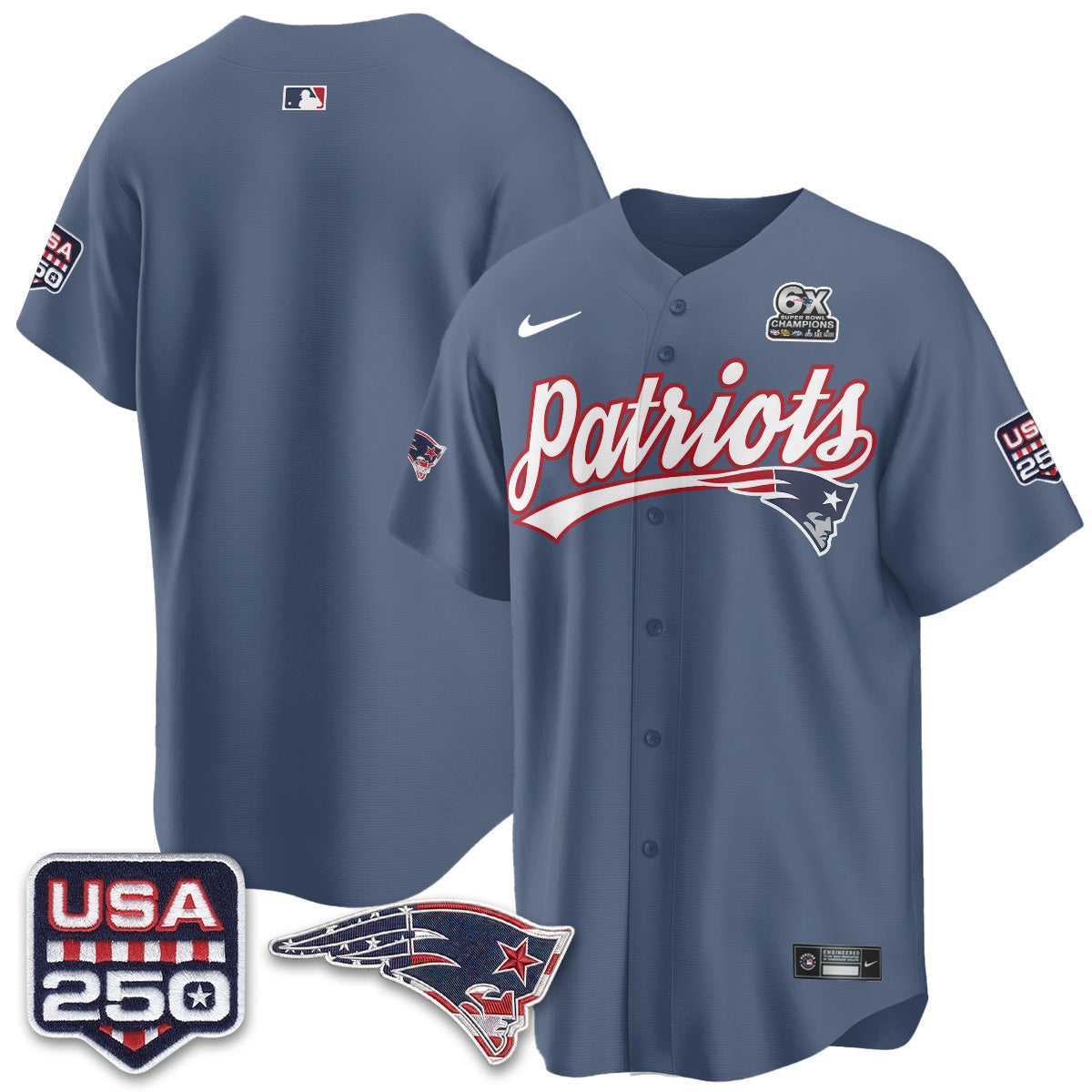 NE America Edition Vapor Jersey - Stitched