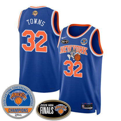 NYK 2026 NBA Eastern Conference Champions x Bunny Vapor Jersey - Stitched