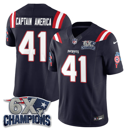 NE x Vibranium Shield Edition Vapor Jersey V2 - Stitched