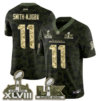 SEA 2026 Salute to Service Edition Vapor Jersey V2- Stitched