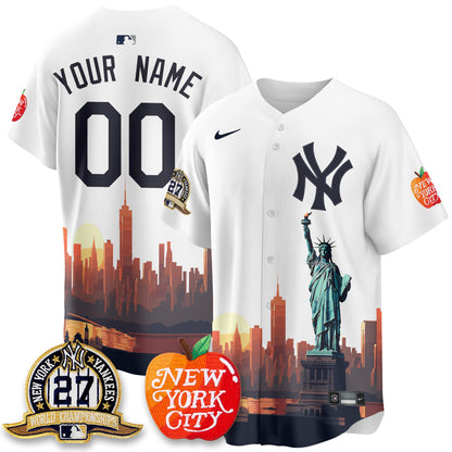 NYY City Edition Vapor Custom Jersey - Stitched