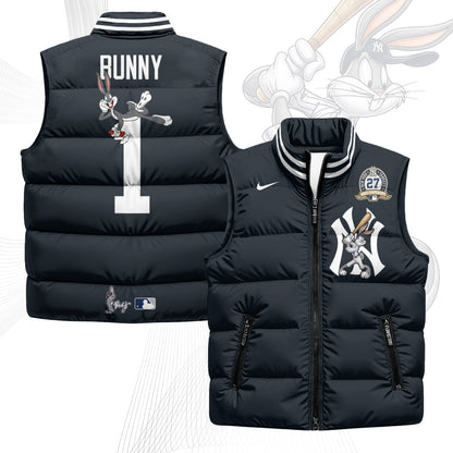 NYY Edition Unisex Puffer Vest - Printed