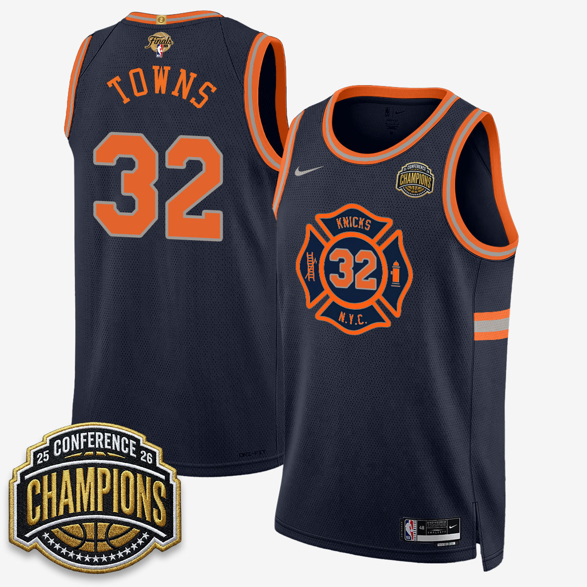 NYK 2026 NBA Finals City Edition Jersey V3- Stitched