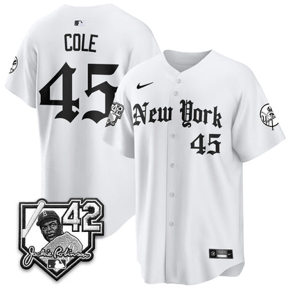 NYY 2026 Jackie Robinson Day Gothic Vapor Limited Jersey - Stitched