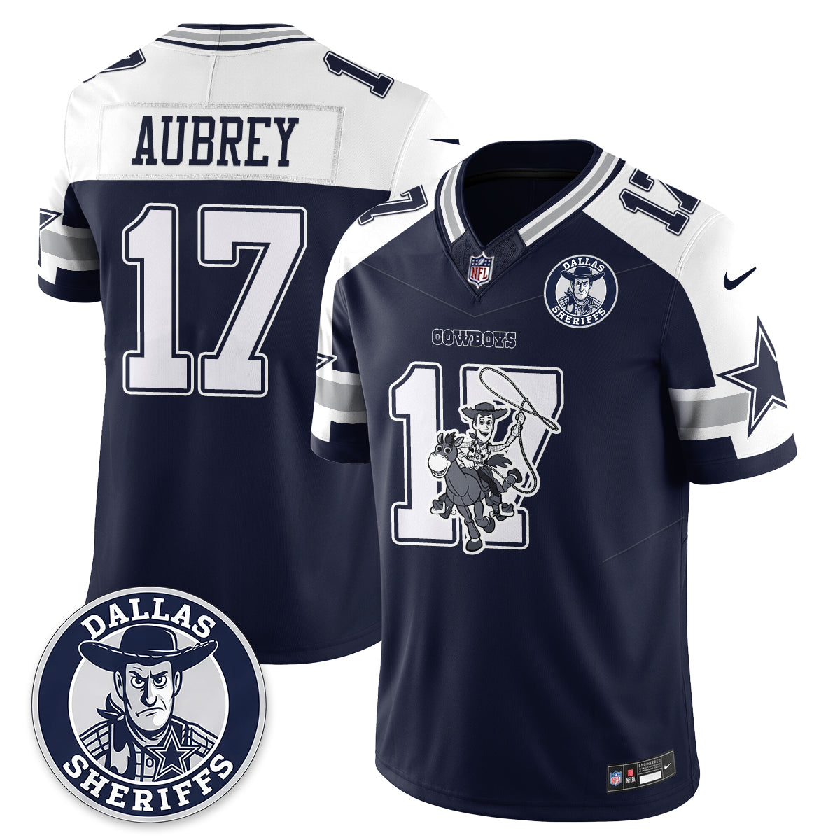 DAL x Toy Cowboy Edition Vapor Jersey - Stitched