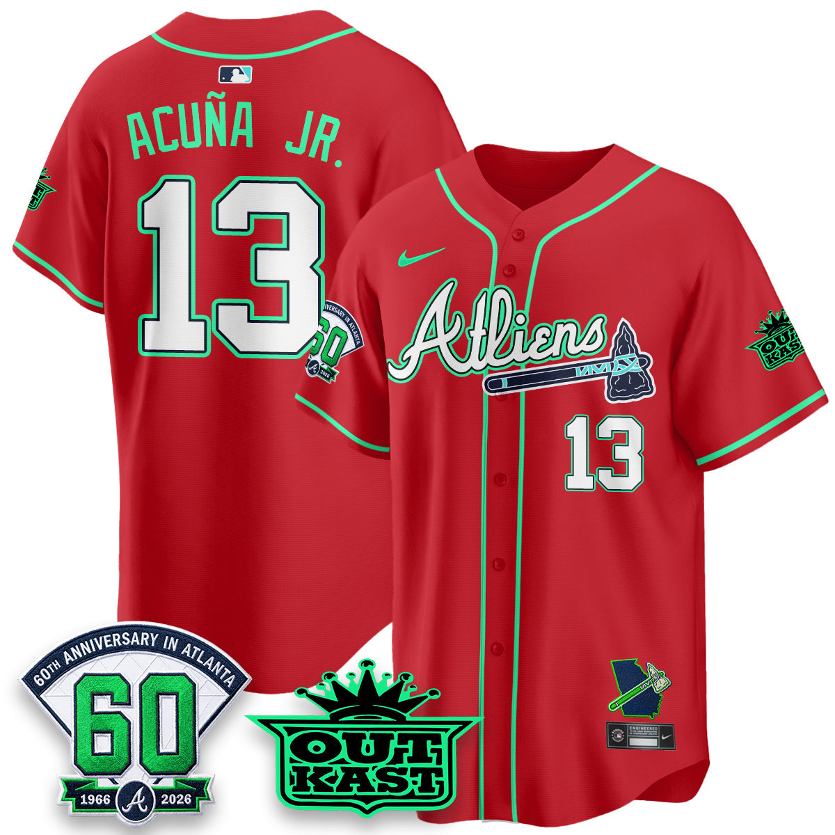 ATL x Atliens Cool Base Galaxy Version Jersey - Stitched-NQD