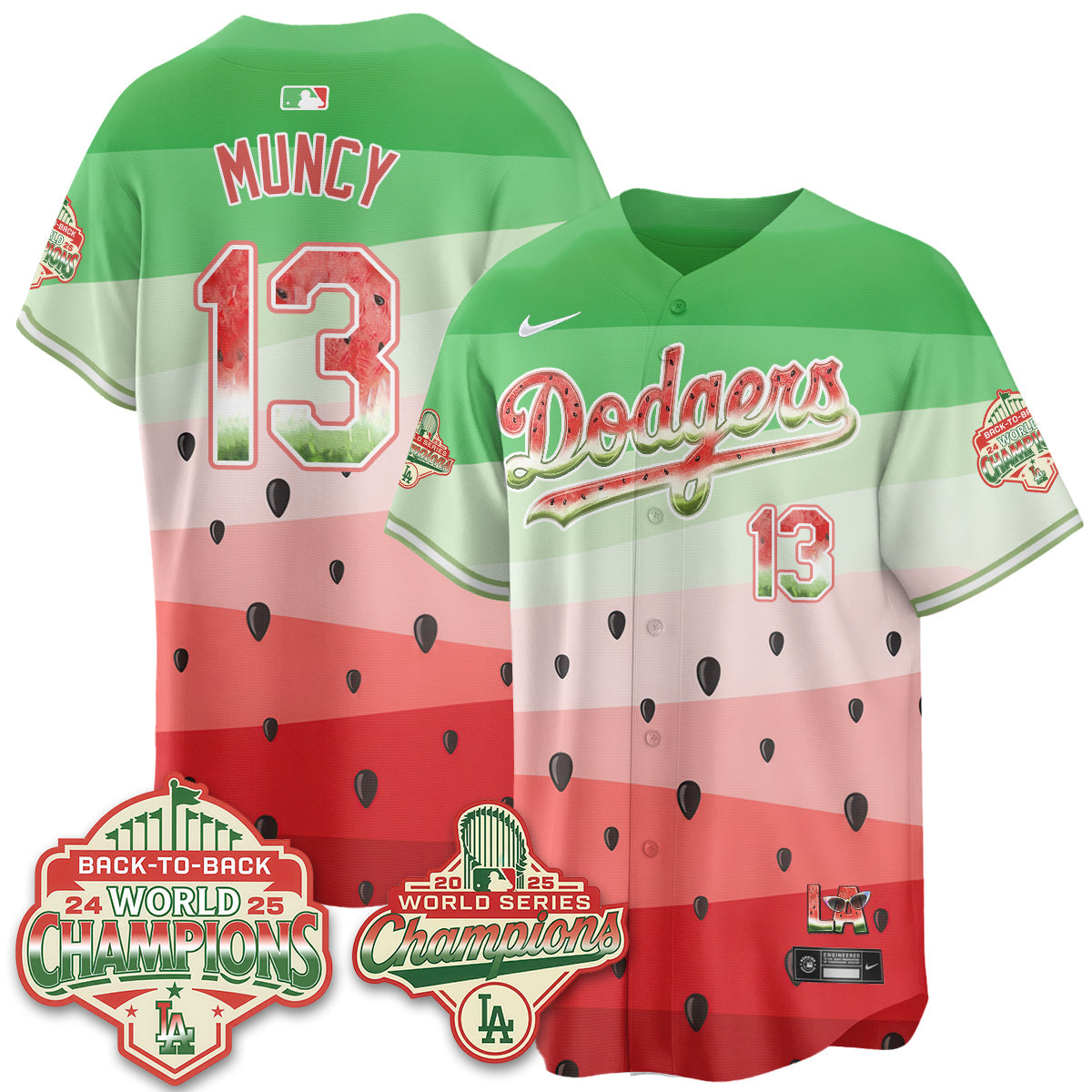 LAD National Watermelon Day Vapor Jersey - Stitched