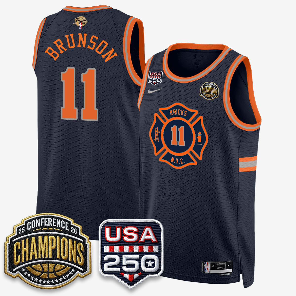 NYK 2026 NBA Eastern Conference Champions City Edition Jersey - Stitched