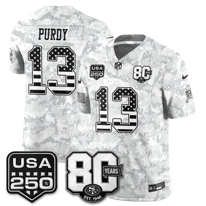 SF 2026 Salute to Service Edition Vapor Jersey - Stitched