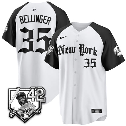 NYY 2026 Jackie Robinson Day Gothic Vapor Limited Jersey - Stitched