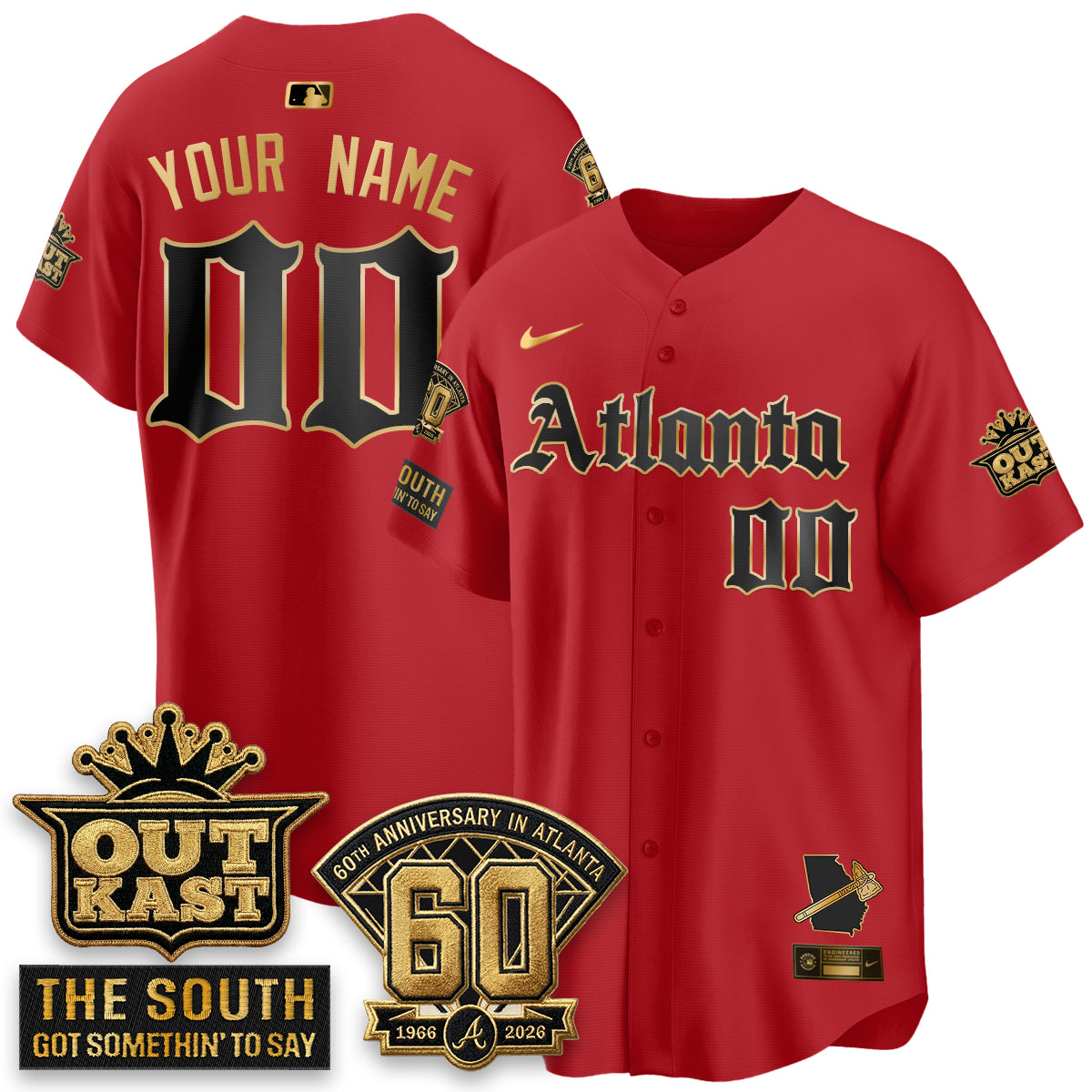 ATL 2026 Gothic Edition Vapor Limited Custom Jersey - Stitched