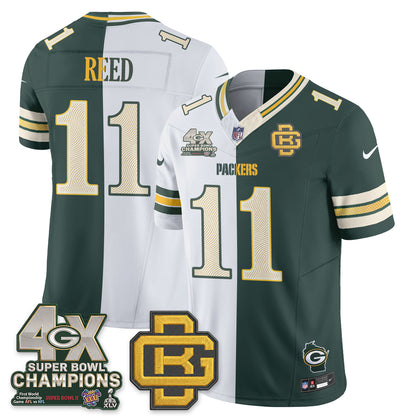 GB Rivalries Split Edition Vapor Jersey - Stitched