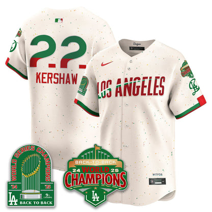 LAD Mexico Vapor Limited Jersey - 9x & B2B Champs - Stitched