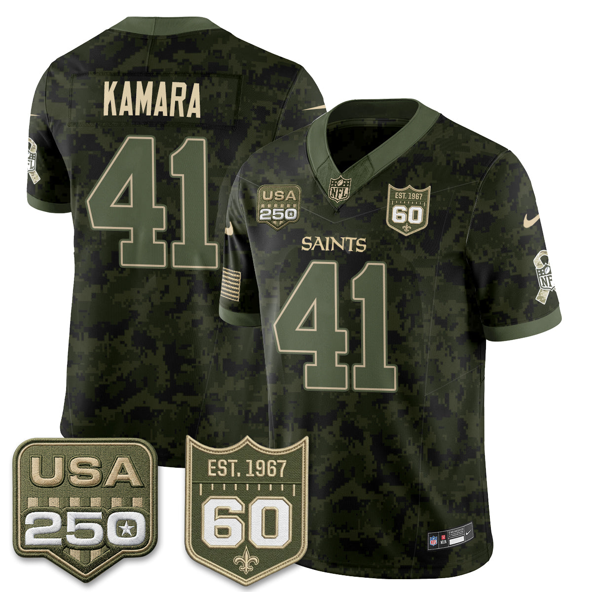 NO 2026 Salute to Service Vapor Jersey - Stitched